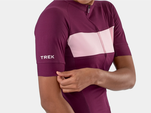 Trek Circuit Women's LTD Cycling Jersey - Mulberry/Blush