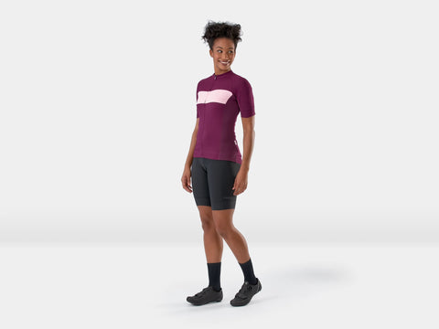 Trek Circuit Women's LTD Cycling Jersey - Mulberry/Blush