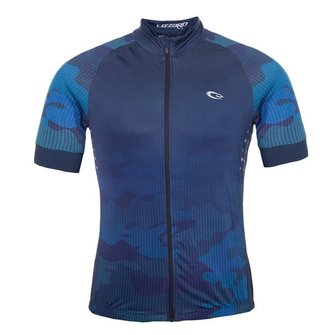 Lizzard Courage Mens Cycling Shirt – Blue Camo