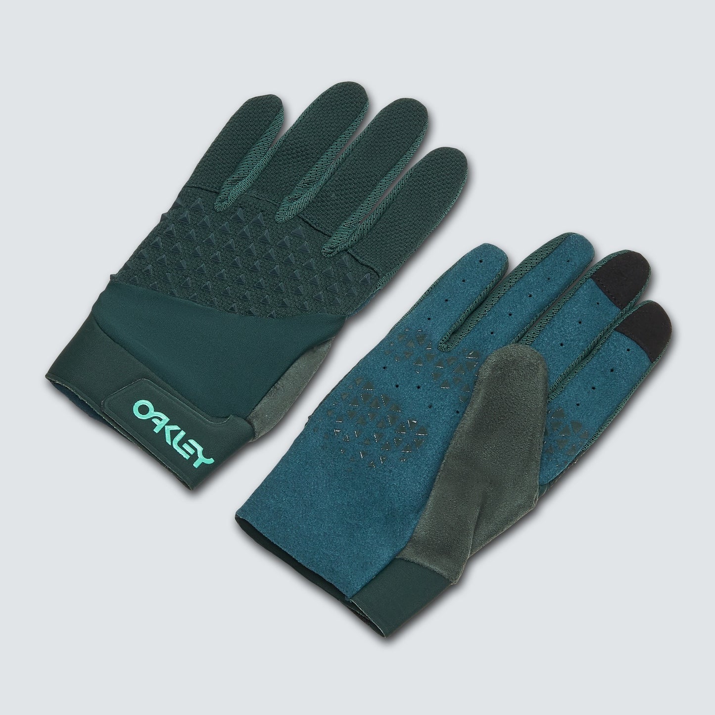 oakley bicycle gloves Oakley Drop In MTB Glove- Hunter Green/Mint – biket.co.za