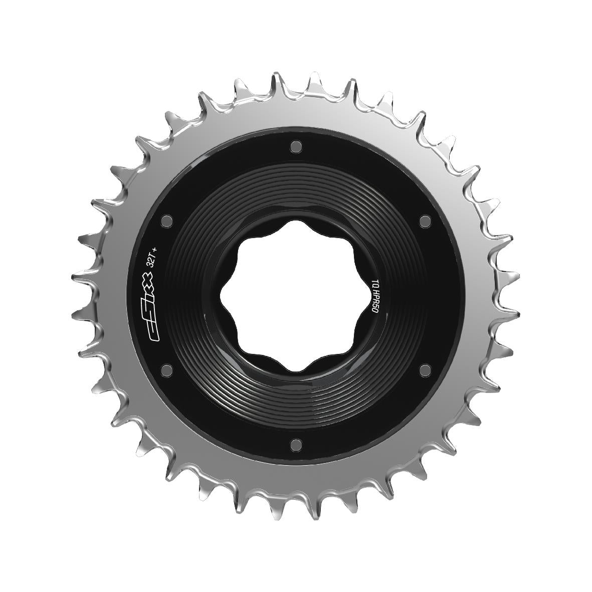 cSixx E-Chainring TQ-53cl 36t Aluminium Black - biket.co.za