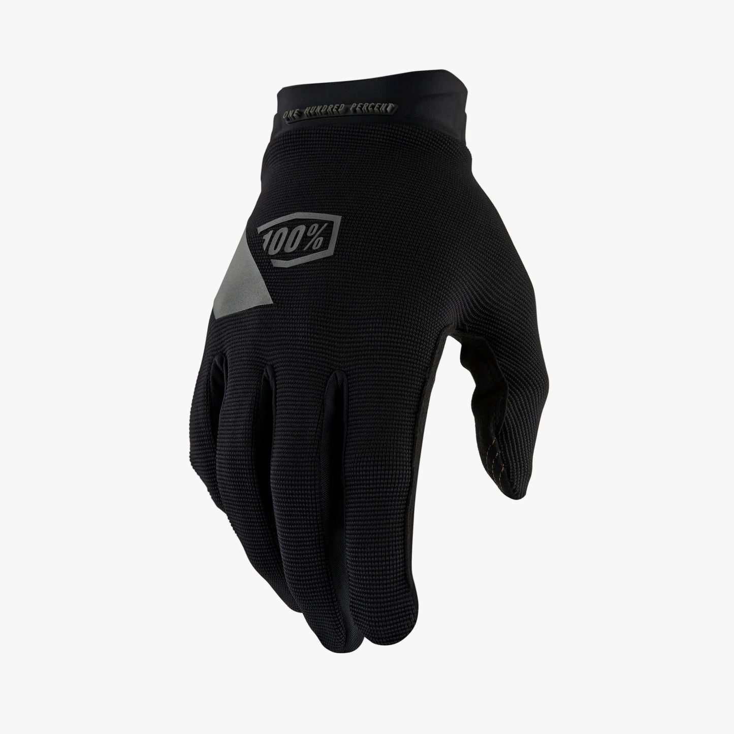 100% RIDECAMP GEL Gloves Black - biket.co.za