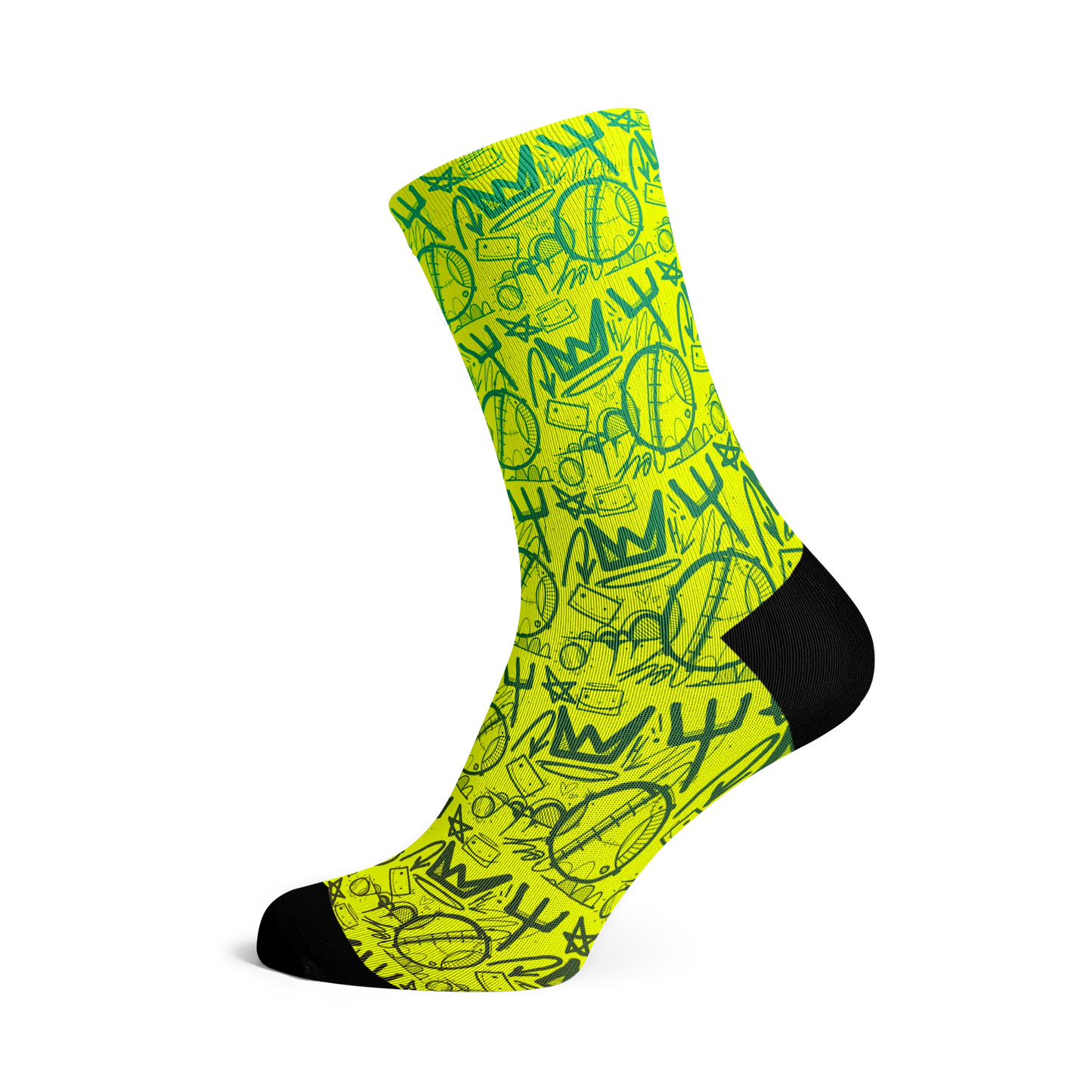 Sox- Hasie & The Robots Crown Socks - biket.co.za