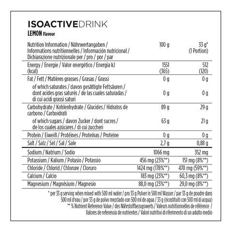 PowerBar IsoActive- Lemon 1.3kg