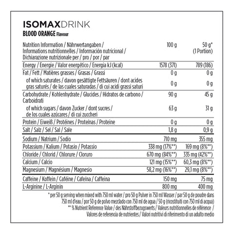 PowerBar IsoMax- Blood Orange 1.2kg