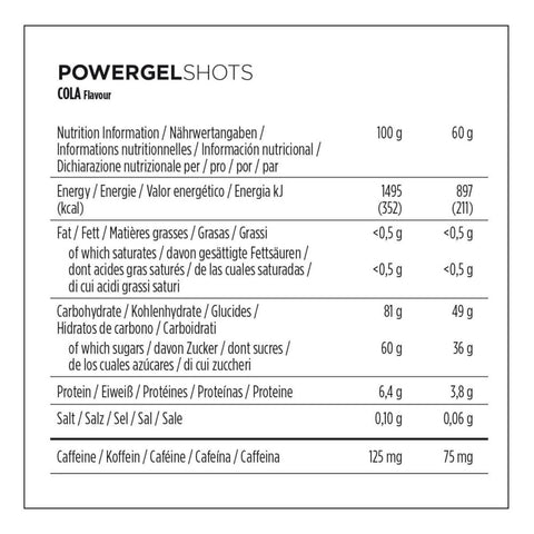 PowerGel Shots- Cola