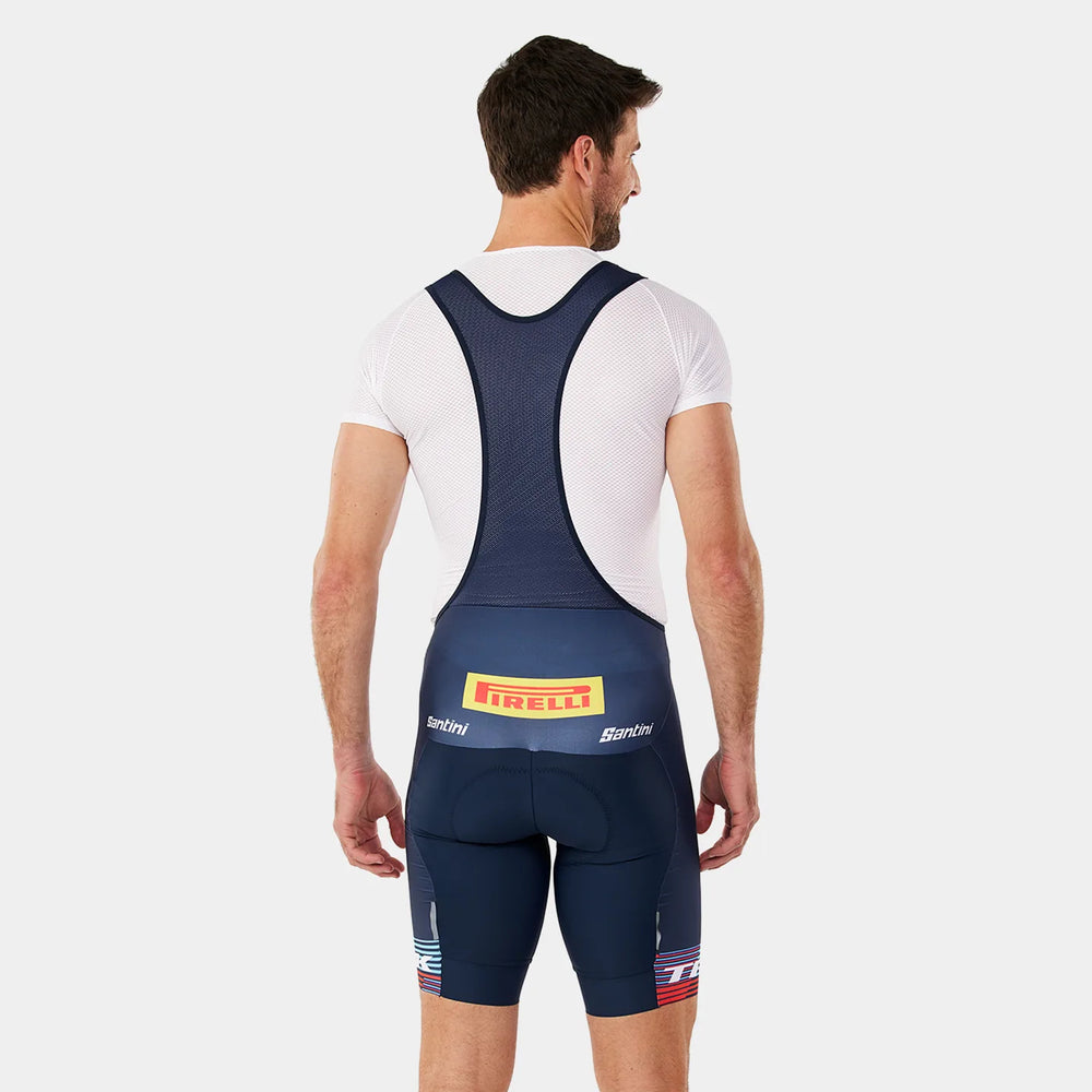 Santini Trek Factory Racing Men’s Team Replica Bib Shorts X-Large - biket.co.za