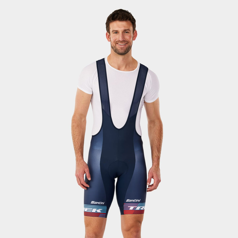 Santini Trek Factory Racing Men’s Team Replica Bib Shorts X-Large - biket.co.za