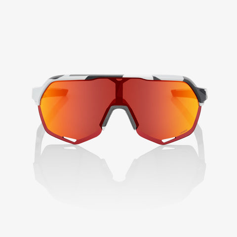 100% S2 - Soft Tact GREY CAMO - HiPER Red Multilayer Mirror Lens - biket.co.za