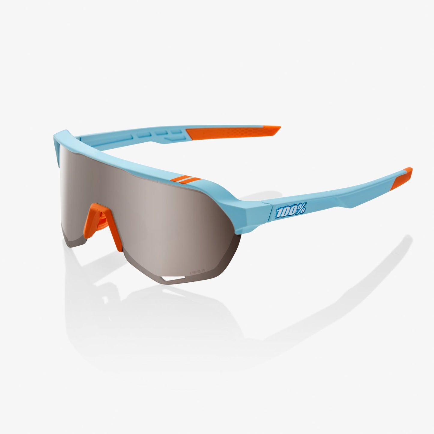 100% S2® Soft Tact Two Tone HiPER® Silver Mirror Lens - biket.co.za