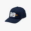 100% BB33 X-FIT FLEXFIT HAT - NAVY - L/XL