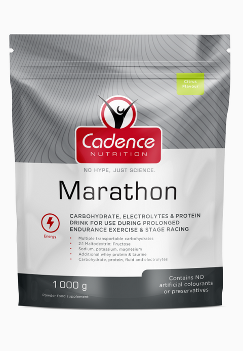 Cadence Nutrition Marathon Citrus Doypack