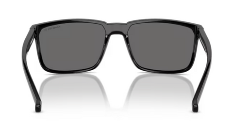 Arnette Stripe- Black Polarized Grey Mirror