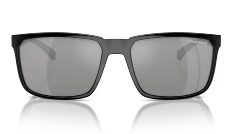 Arnette Stripe- Black Polarized Grey Mirror