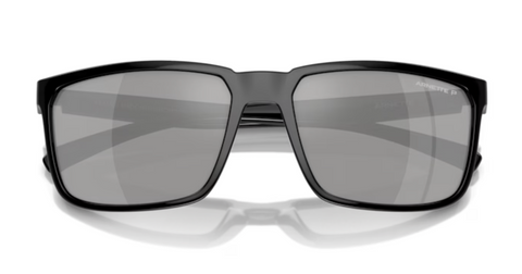 Arnette Stripe- Black Polarized Grey Mirror