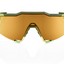 100% Speedcraft - Matte Metalic Viperdae - Bronze Multilayer Mirror Lens