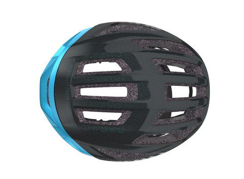 Scott Centric + Helmet- Black/ Light Blue