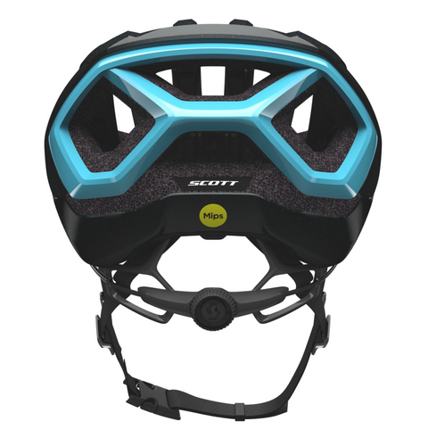 Scott Centric + Helmet- Black/ Light Blue