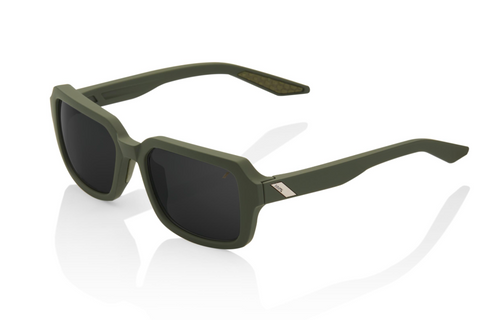 100% Rideley - Soft Tact Army Green - Black Mirror Lens