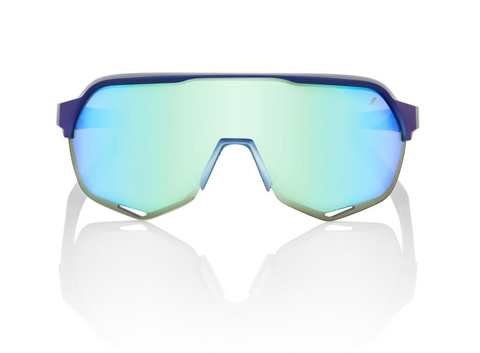 100% S2 - Matte Metallic Into the Fade - Blue Topaz Multilayer Mirror Lens