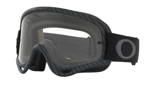 Oakley O Frame MX Goggles- Matte Carbon Fiber clear lens