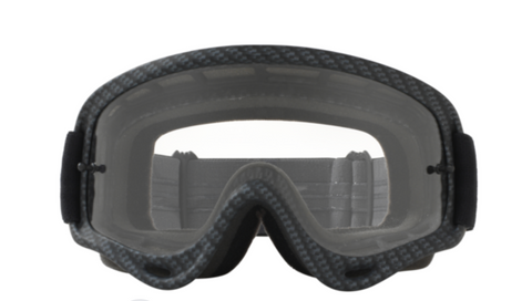 Oakley O Frame MX Goggles- Matte Carbon Fiber clear lens