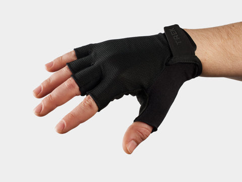 Trek Solstice Gel Unisex Cycling Glove- Black