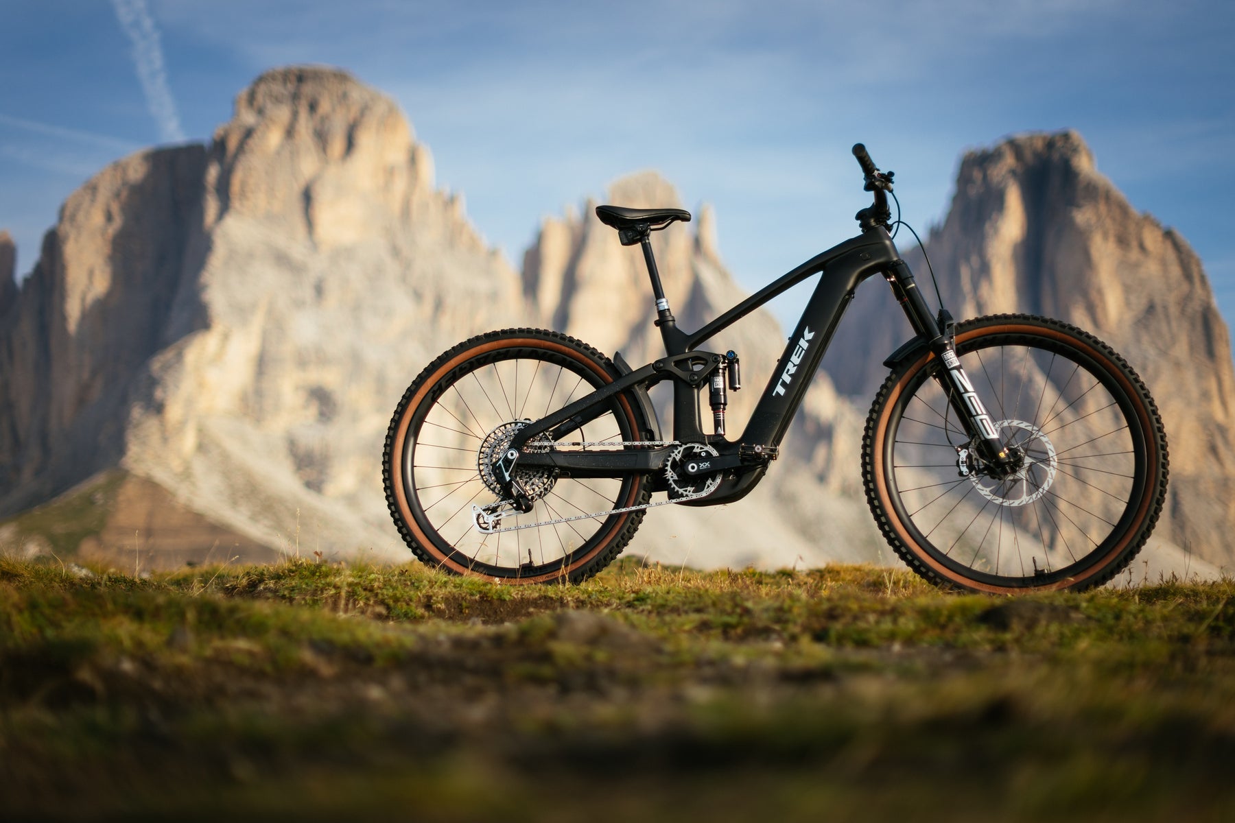 Trek mountain bike riding in South Africa