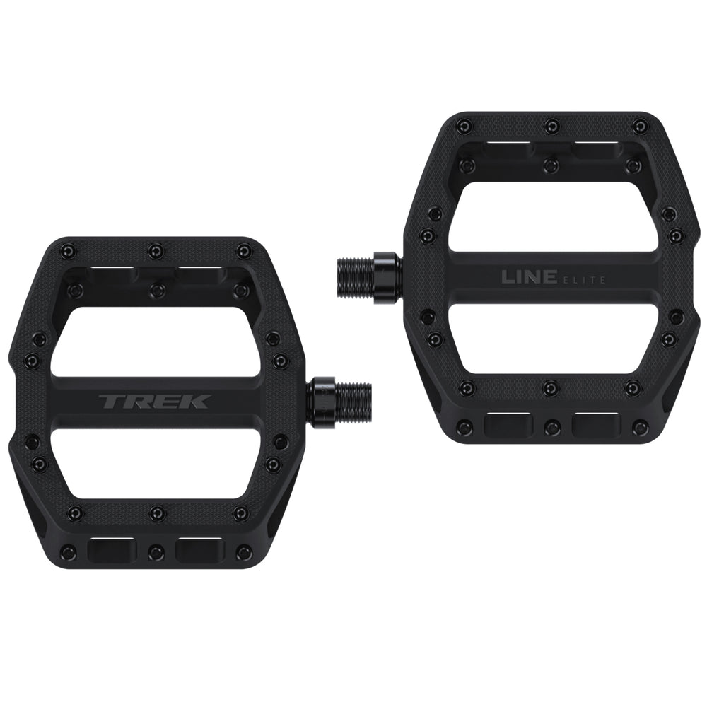 Trek Line Elite Flat Pedal Set- Matte Black - biket.co.za