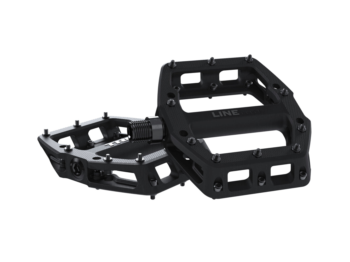 Trek Line Elite Flat Pedal Set- Matte Black - biket.co.za