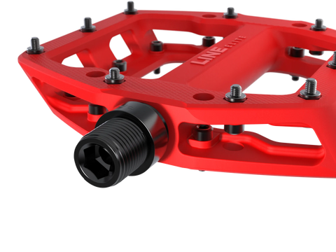 Trek Line Elite MTB Pedal Set - Radioactive Red