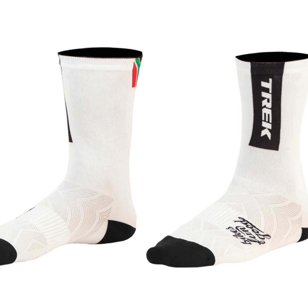 Trek SA Socks- White - biket.co.za