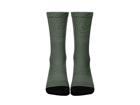 Trek SA Socks- Dark Green