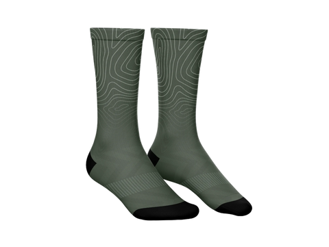 Trek SA Socks- Dark Green