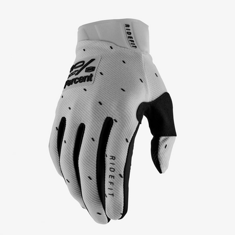 100% RIDEFIT Gloves Slasher Silver