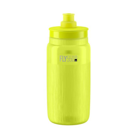 Elite Water Bottle Borracia Fly Tex Yellow Fluo 550ml