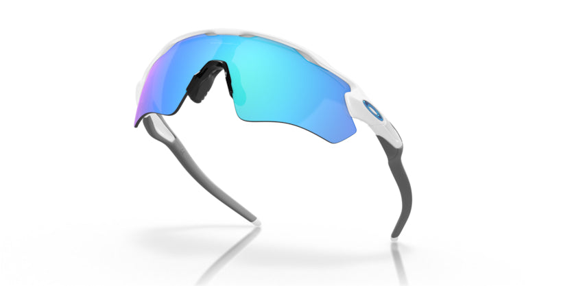 Oakley Radar EV Path Polished White- Prizm Sapphire - biket.co.za