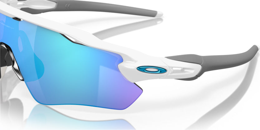 Oakley Radar EV Path Polished White- Prizm Sapphire - biket.co.za