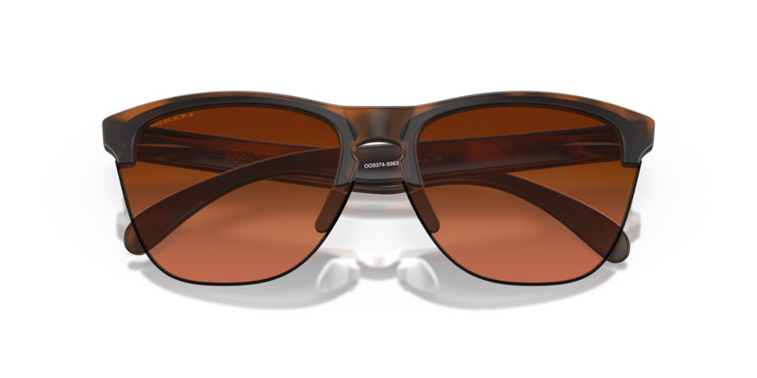 Oakley Frogskins Lite- Matte Brown Tortoise Prizm Brown Gradient - biket.co.za