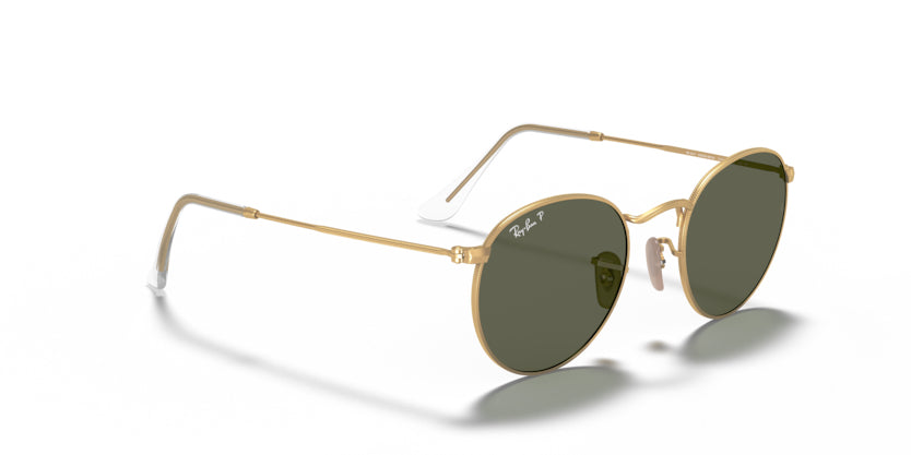 Ray-Ban Round Metal- Gold Polarized - biket.co.za