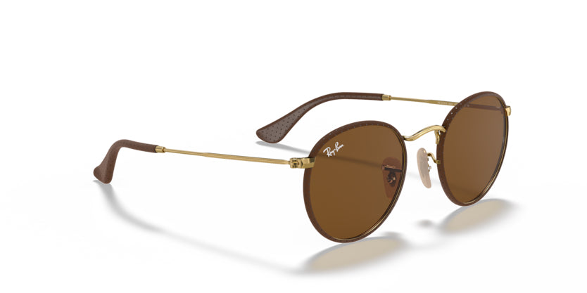 Ray-Ban Round Craft- Leather Brown - biket.co.za