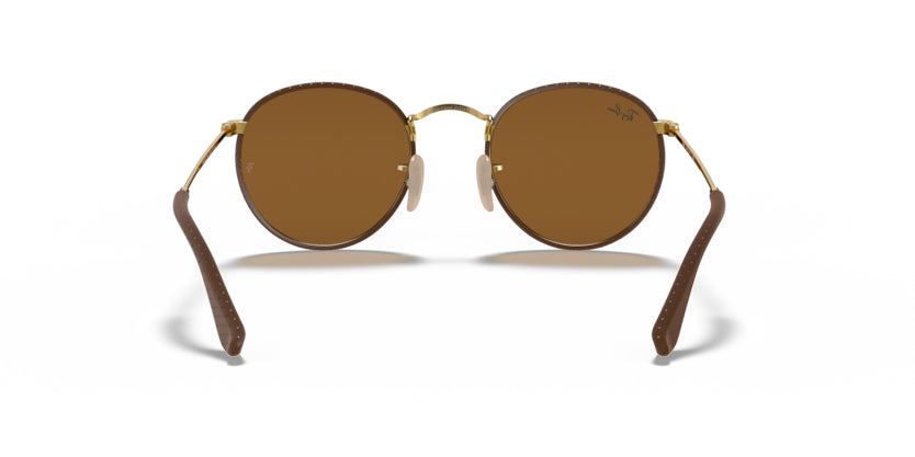 Ray-Ban Round Craft- Leather Brown - biket.co.za