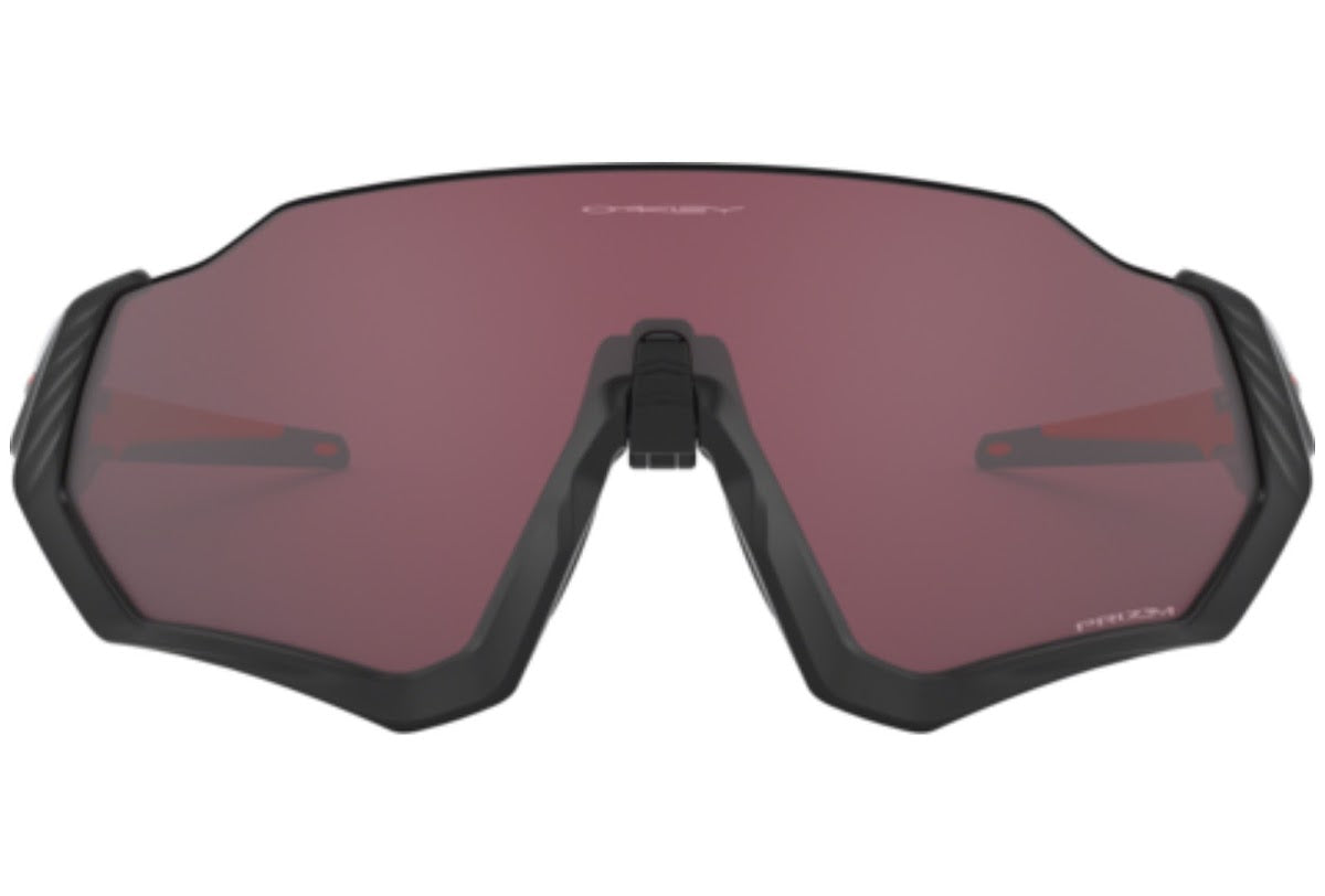 Oakley Flight Jacket - Black / Red - Prizm Road - biket.co.za