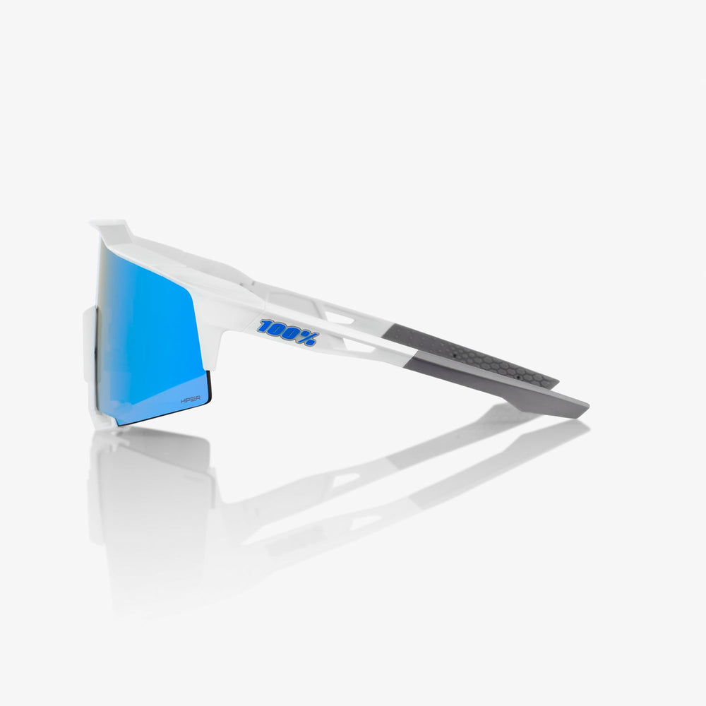
                  
                    100% Speedcraft - Matte White - Hiper Blue Multilayer Mirror Lens - biket.co.za
                  
                