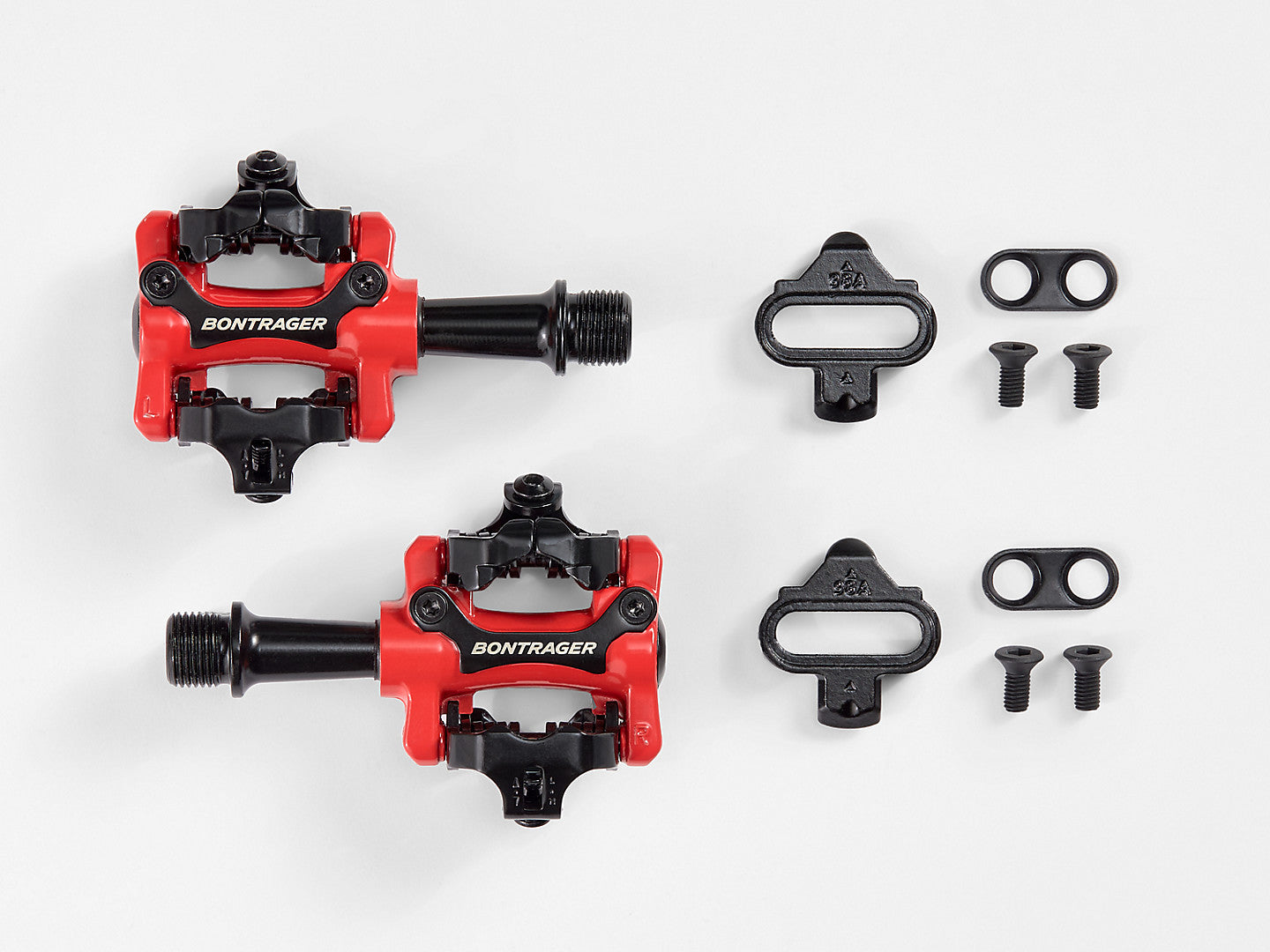 Bontrager Comp MTB Pedal Set - Red - biket.co.za