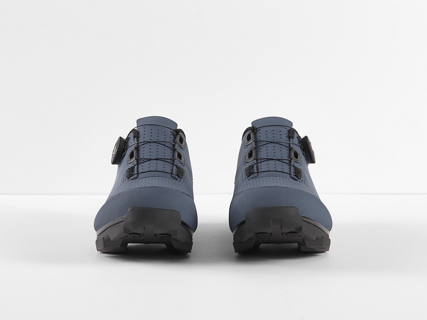 Bontrager Evoke Mountain Bike Shoes - Battleship Blue/Radioactive Orange - biket.co.za