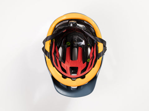 Bontrager Quantum MIPS Bike Helmet - Battleship Blue/Marigold - biket.co.za