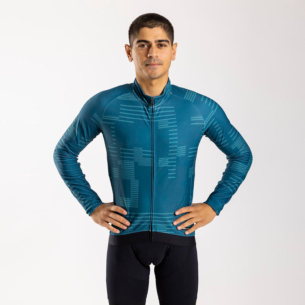 
                  
                    Ciovita Mens Strisce Lava Jacket- Teal - biket.co.za
                  
                