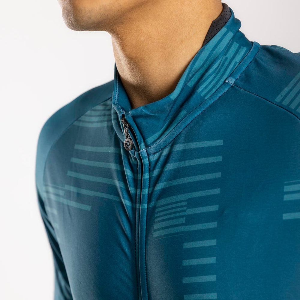 
                  
                    Ciovita Mens Strisce Lava Jacket- Teal - biket.co.za
                  
                