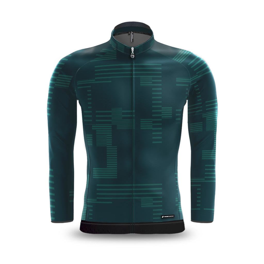 Ciovita Mens Strisce Lava Jacket- Teal - biket.co.za